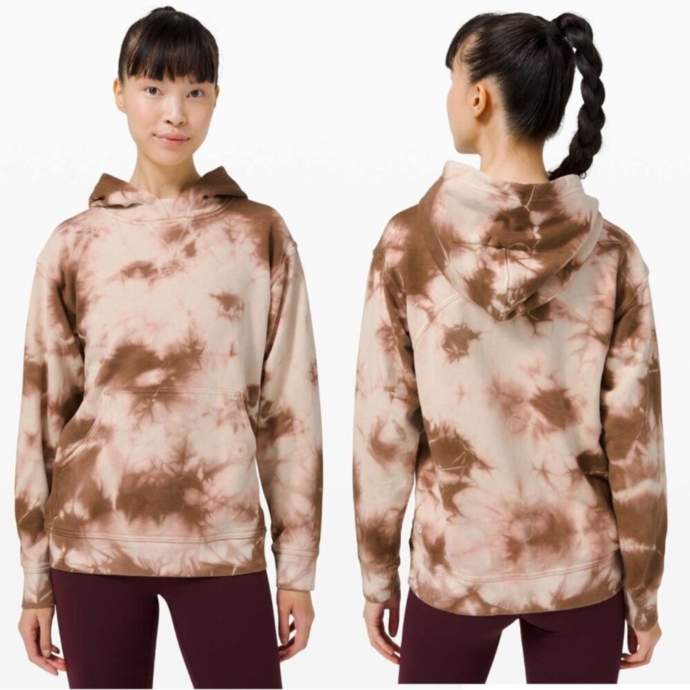 Lululemon All Yours Earth Clay Tie Dye Hoodie